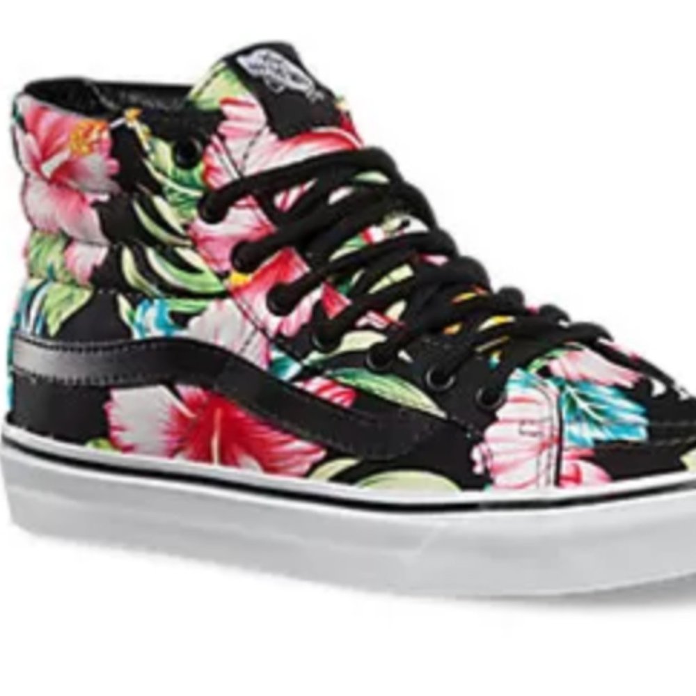 Vans High Tops Hawaiian print